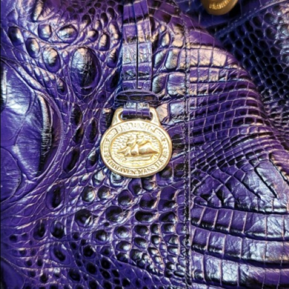 Royal Purple Brahmin Bag